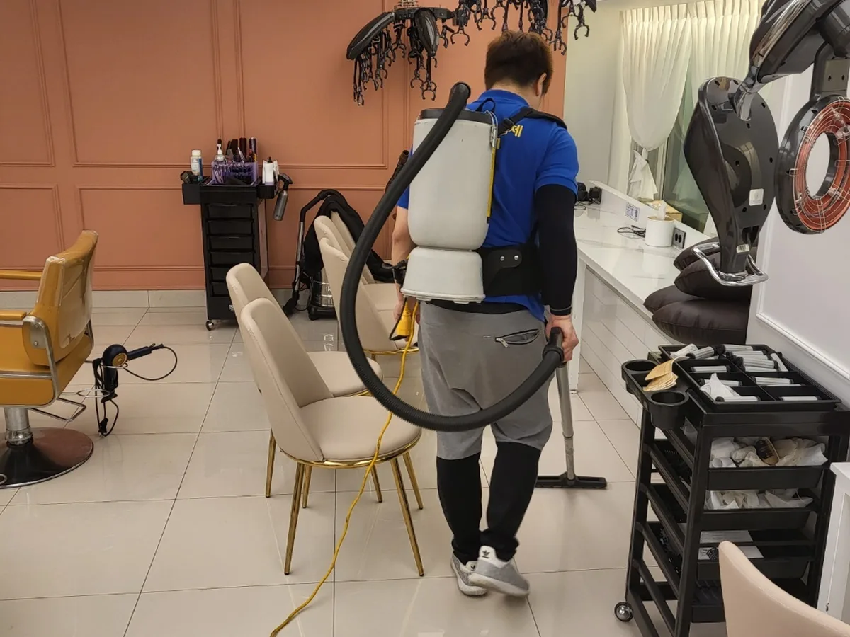 동두천시 상봉암동 헤어샵 대기 검사실 위생청소 사례 - 행진크린